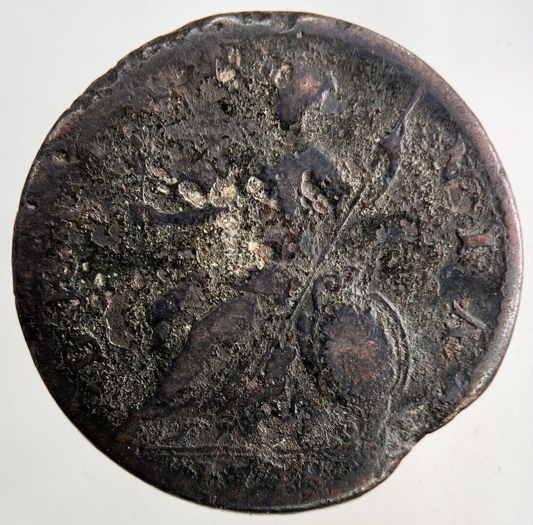 1748 George II 2nd Half-Penny Coin | Collectable Grade