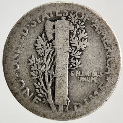 1923 US USA Mercury One Dime Silver Coin | Collectable Grade