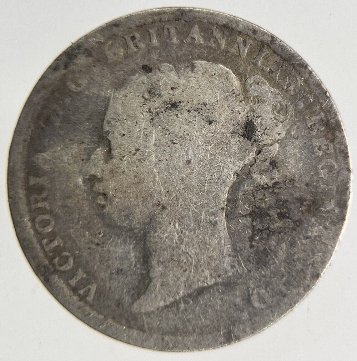 1884 Victoria Threepence Silver Coin | Collectable Grade