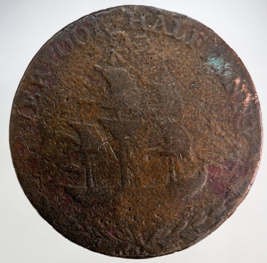 1792 Liverpool Half - Penny Token Coin | Collectable Grade | a5614