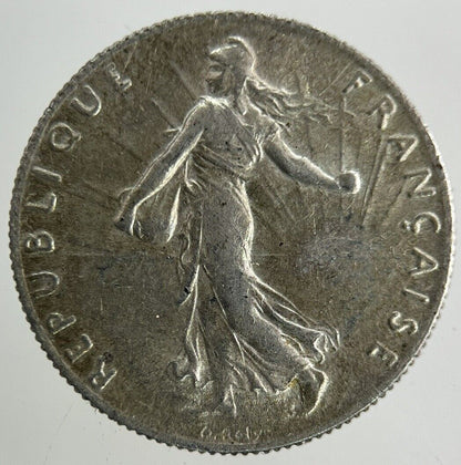 1907 France 50 Centimes Silver Coin | Fine Collectable Grade