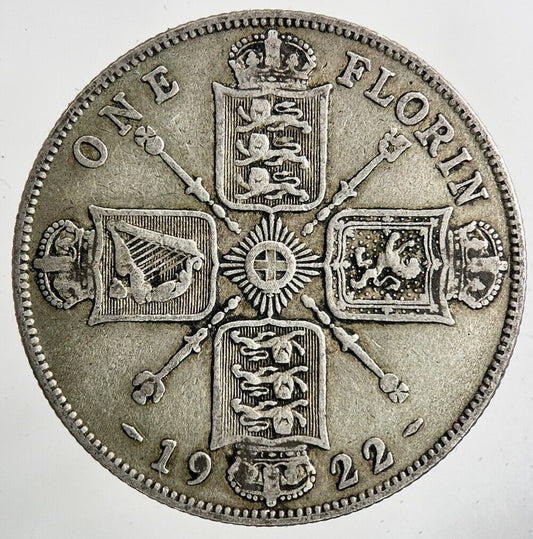 1922 George V Florin Silver Coin | Fine Collectable Grade