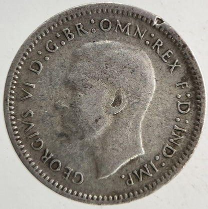 1943 Australia Threepence Silver Coin | Fine Collectable Grade
