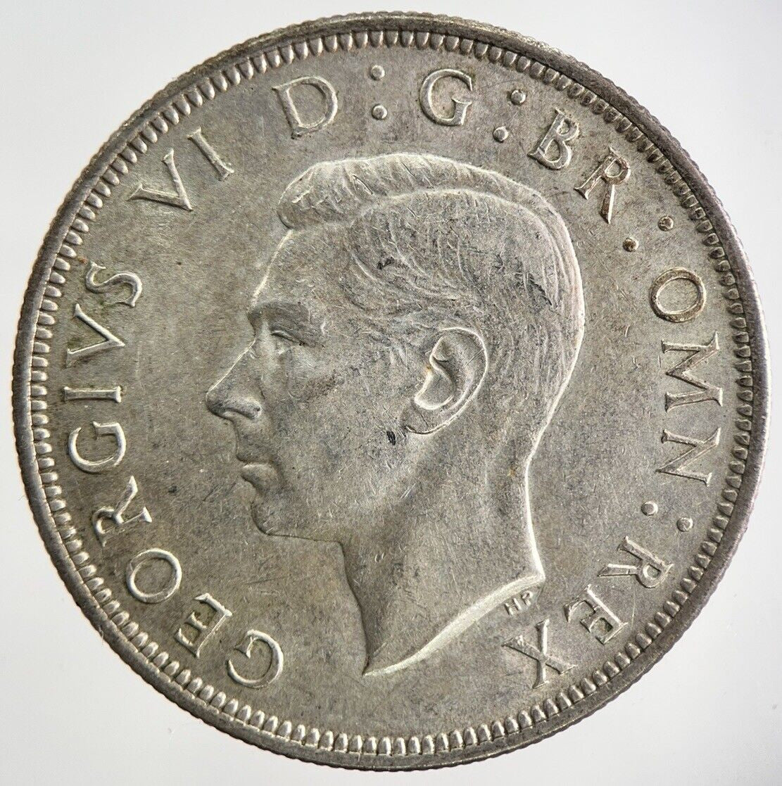 1944 George VI Half - Crown Silver Coin | Very High Grade