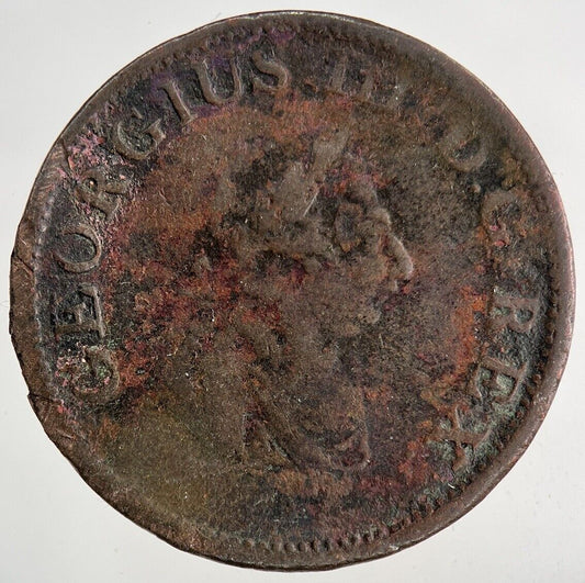 1806 Irish Hibernia Half - Penny Coin | Collectable Grade