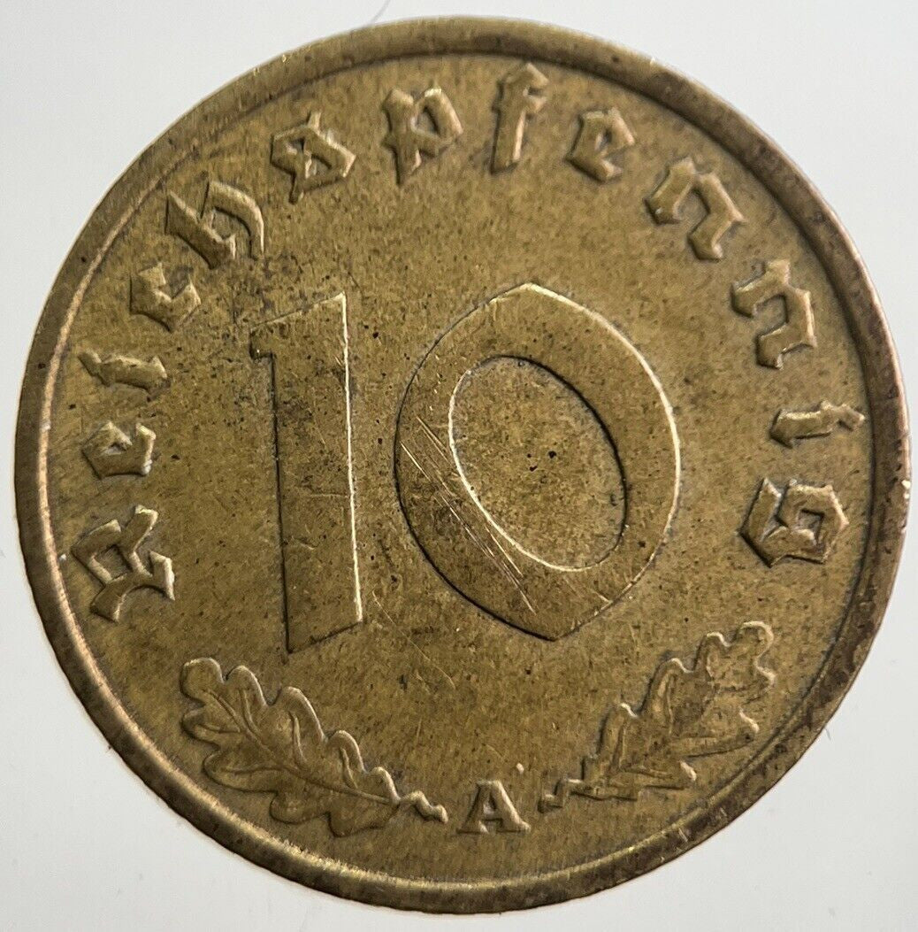 1937 - A Germany Nazi 10 Pfennig Coin | Fine Collectable Grade | a7066