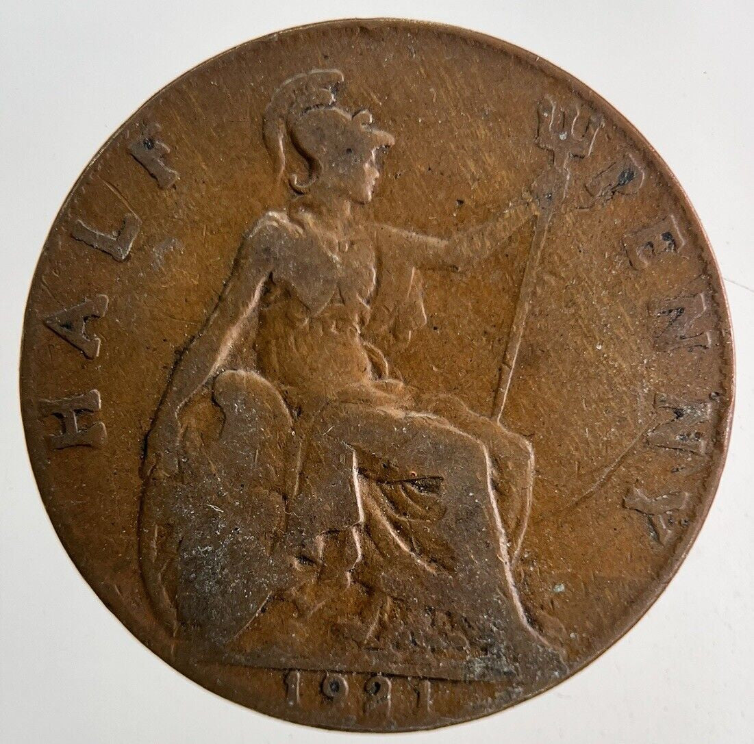 1921 George V Half - Penny Coin | Collectable Grade
