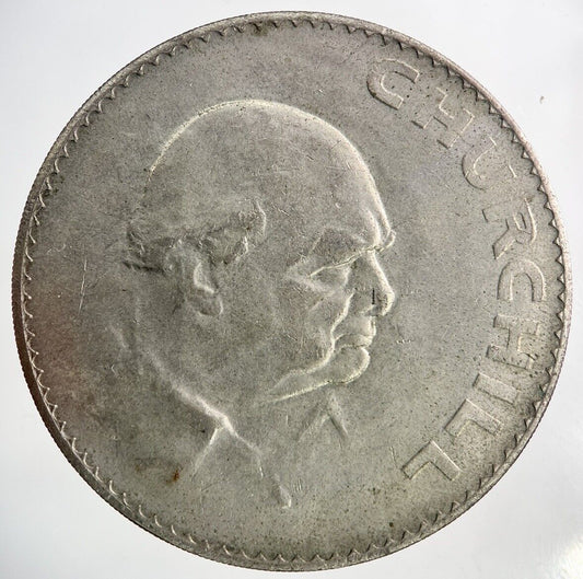 1965 Elizabeth II 2nd Churchill Crown Coin | Very High Grade
