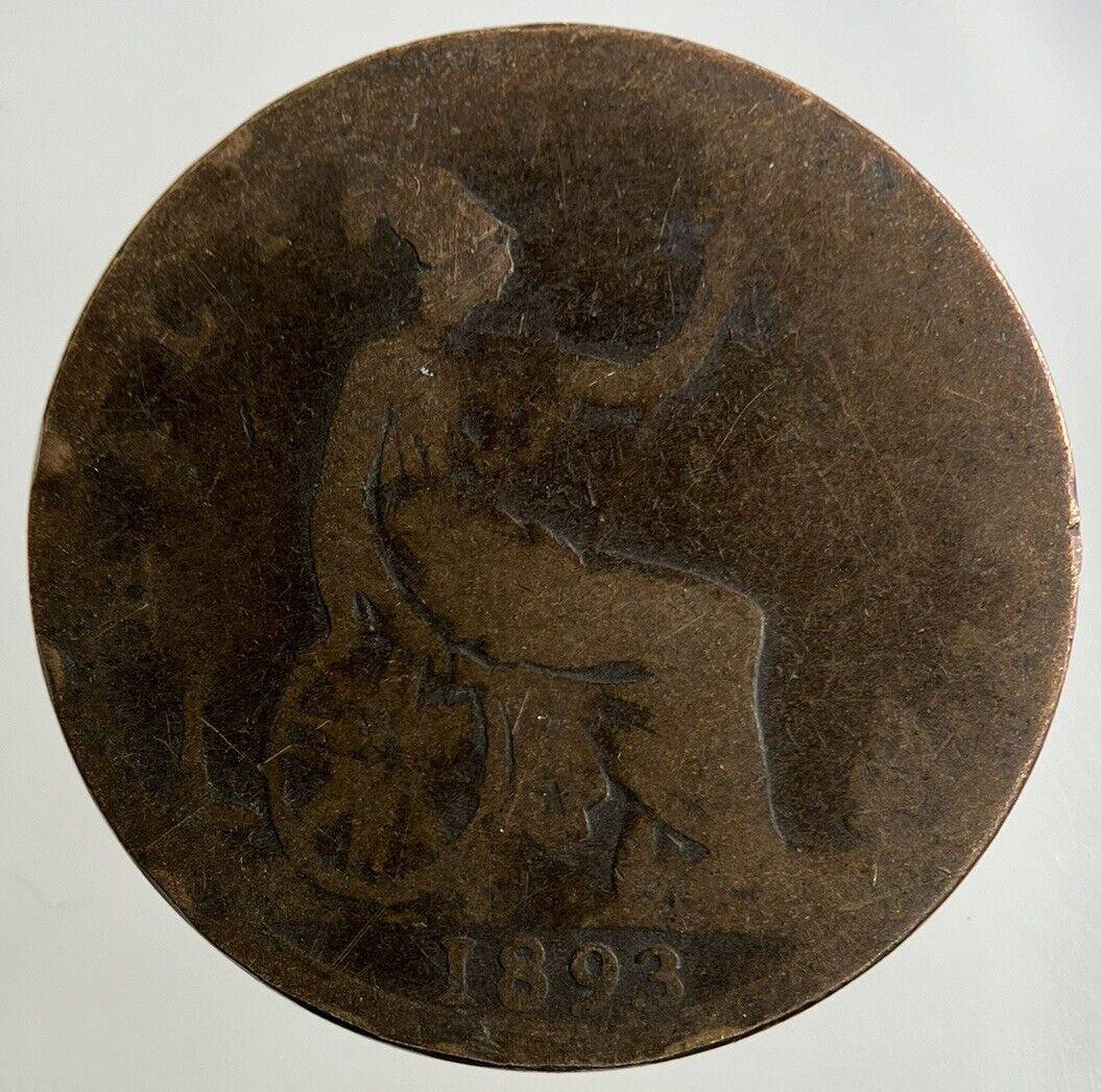 1893 Victoria Half - Penny Coin | Collectable Grade