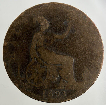 1893 Victoria Half - Penny Coin | Collectable Grade