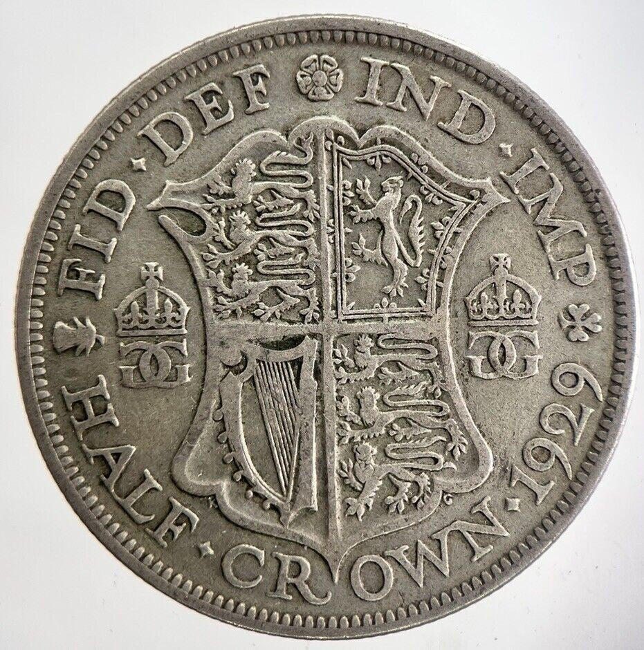 1929 George V Half - Crown Silver Coin | Collectable Grade