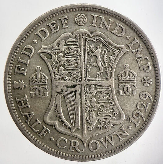 1929 George V Half - Crown Silver Coin | Collectable Grade