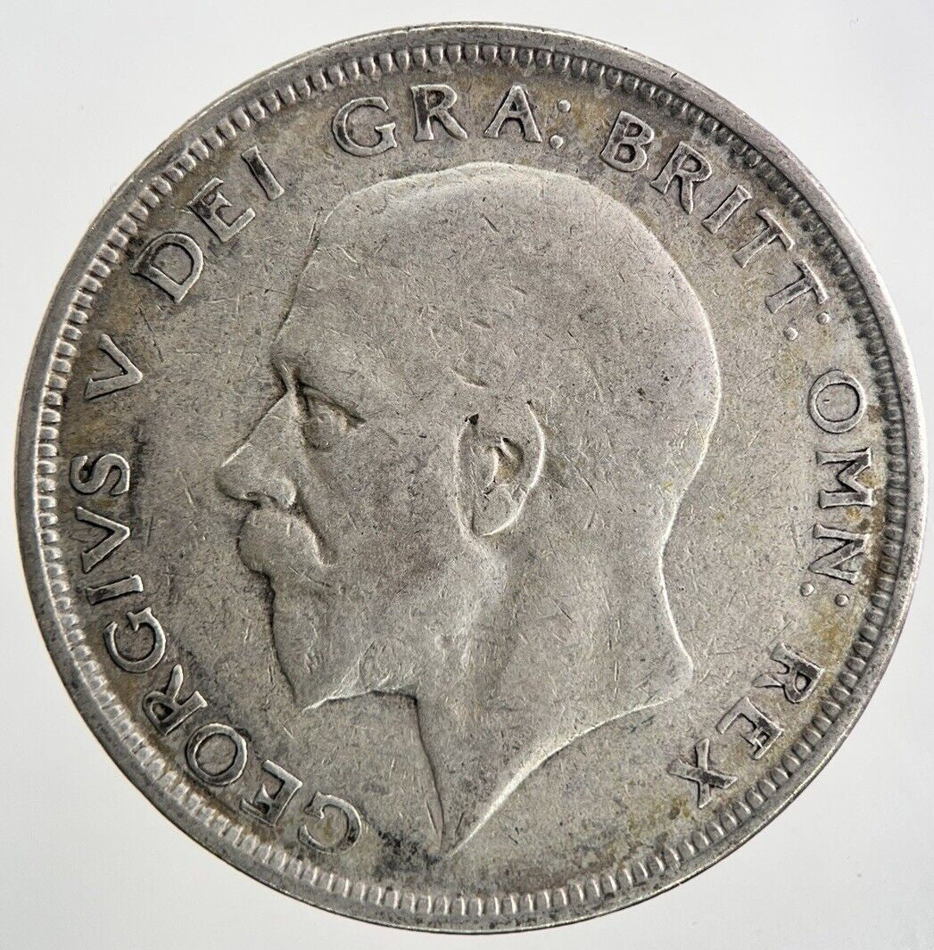 1927 George V Half - Crown Silver Coin | Fine Collectable Grade