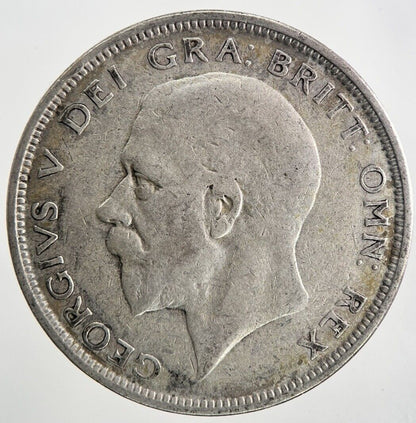 1927 George V Half - Crown Silver Coin | Fine Collectable Grade