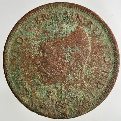 1943 George VI Half - Penny Coin | Fair Grade