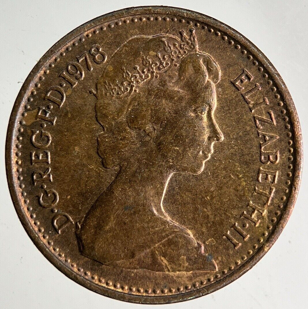 1978 Elizabeth II New 1/2 Half - Penny Coin | Very High Grade
