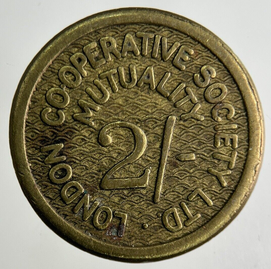 British London Co - Operative Society Ltd 2 / - Token Coin | Collectable Grade