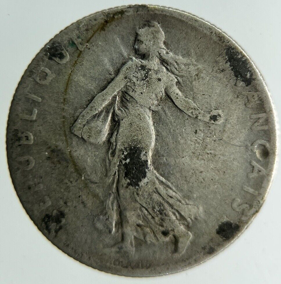 1908 France 50 Centimes Silver Coin | Collectable Grade