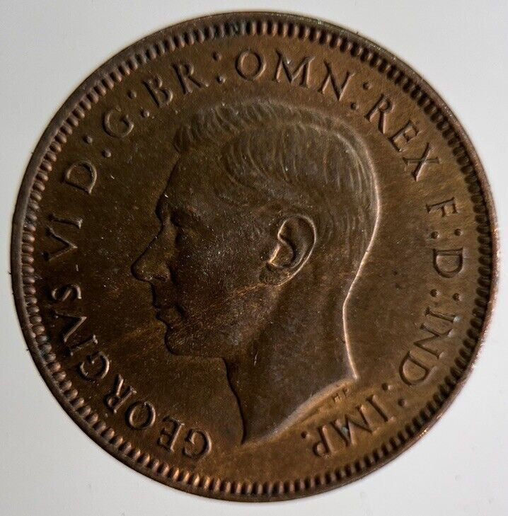 1941 George VI Wren Farthing Coin | Very High Grade
