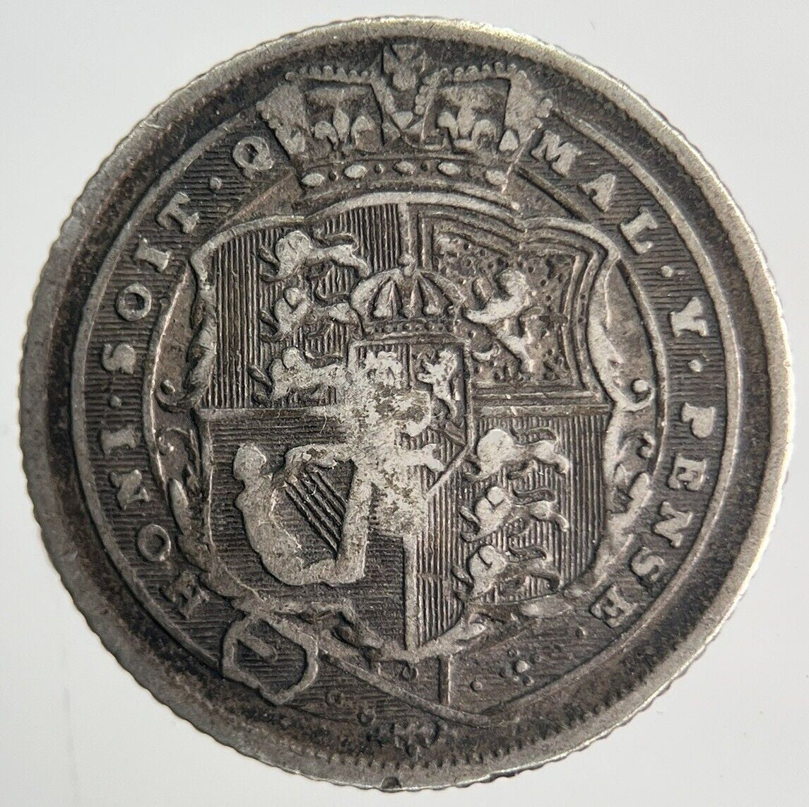 1816 George III Sixpence | British Silver Coin | Collectable Grade | a1347