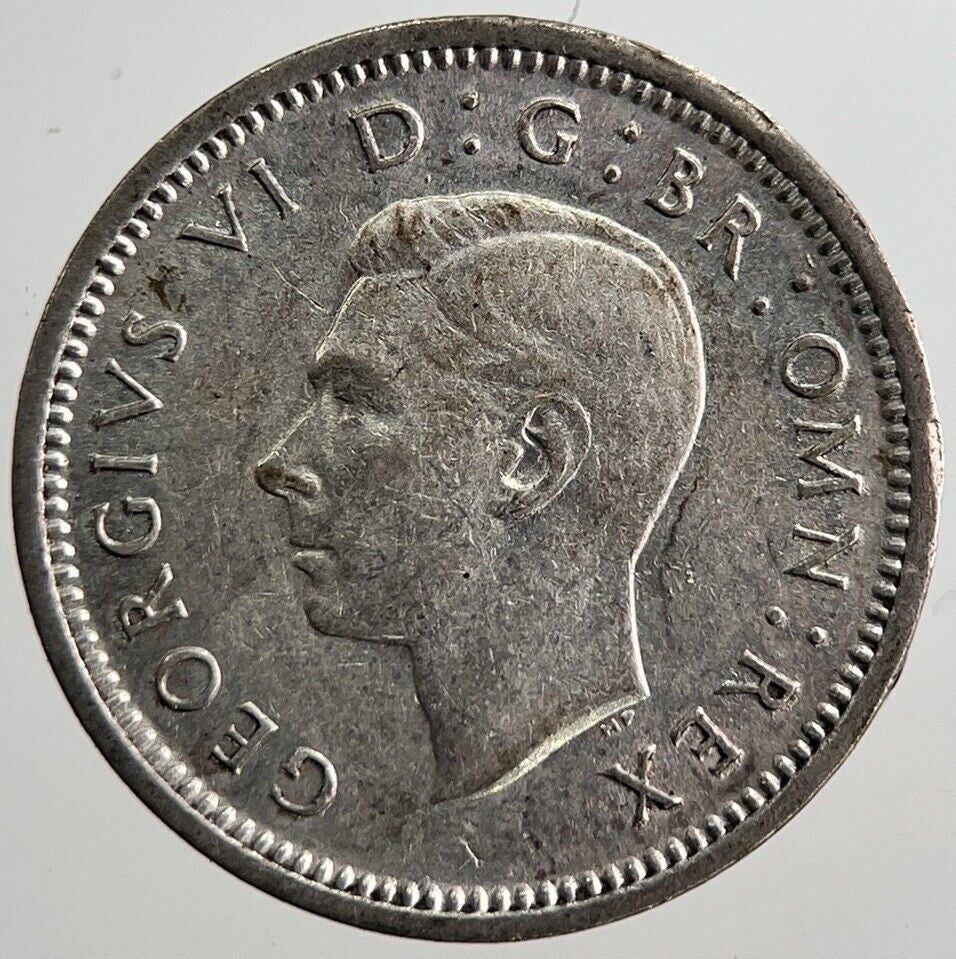 1938 George VI Threepence Silver Coin | Fine Collectable Grade | a8950