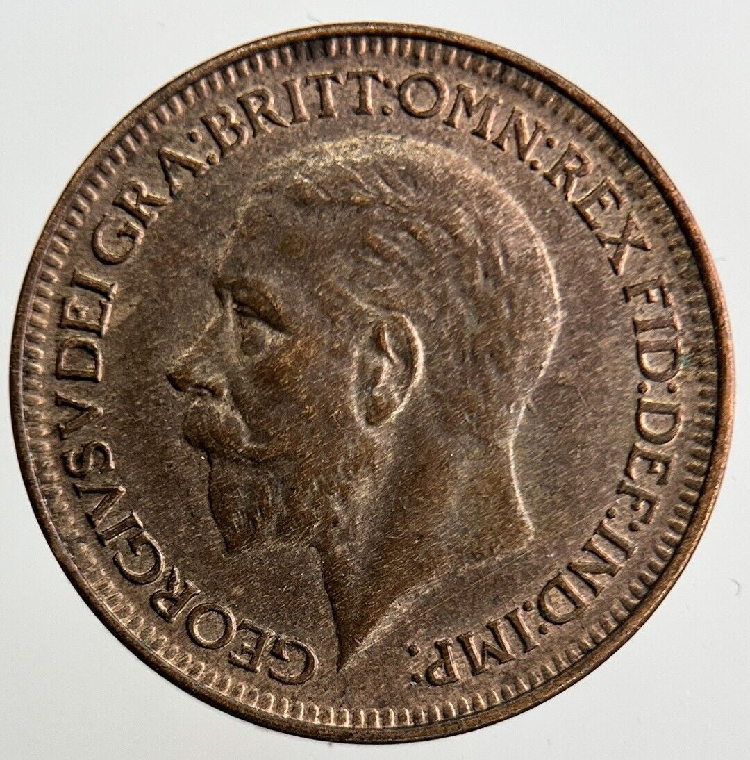 1926 George V Farthing Coin | UNC Uncirculated Grade