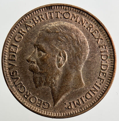 1926 George V Farthing Coin | UNC Uncirculated Grade