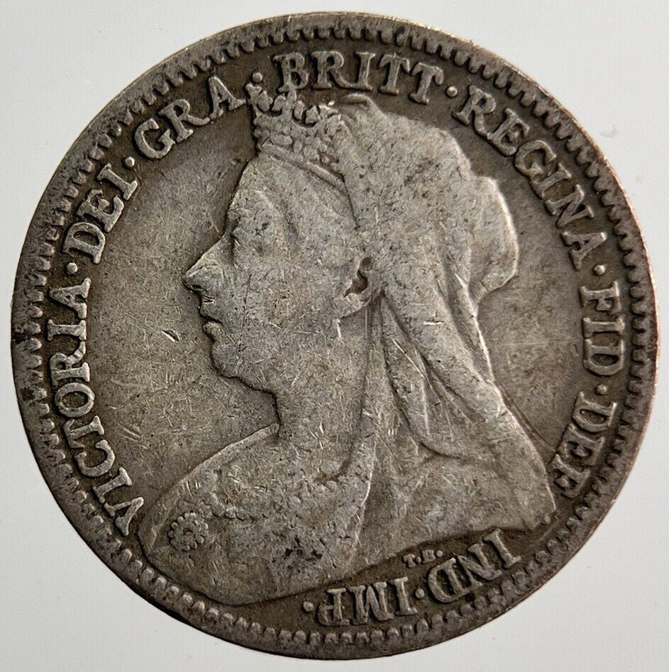 1899 Victoria Threepence Silver Coin | Collectable Grade | a7219