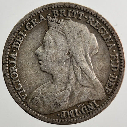 1899 Victoria Threepence Silver Coin | Collectable Grade | a7219