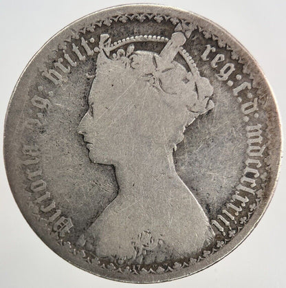 Die - 17 Victoria Gothic Florin Silver Coin | Collectable Grade
