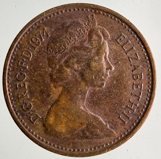 1974 Elizabeth II New 1/2 Half - Penny Coin | Very High Grade