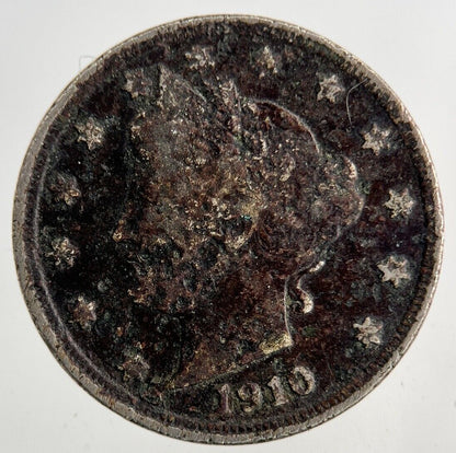 1910 US USA Nickel V 5 Cents Coin | Collectable Grade