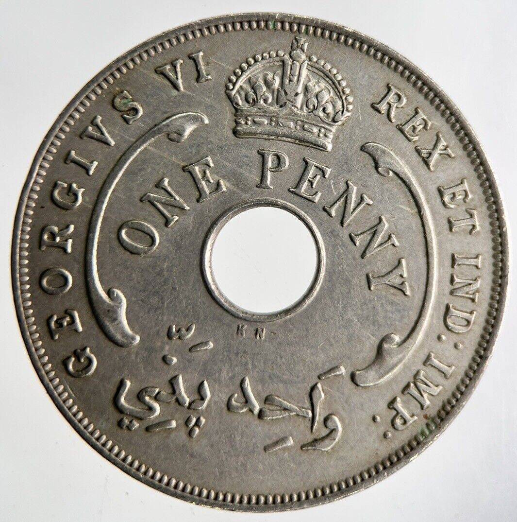 1940 West Africa One Penny Coin | Fine Collectable Grade