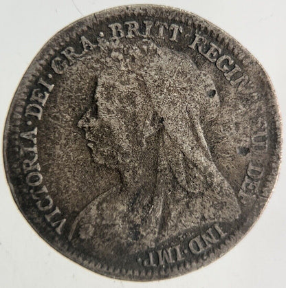 1895 Victoria Threepence Silver Coin | Collectable Grade