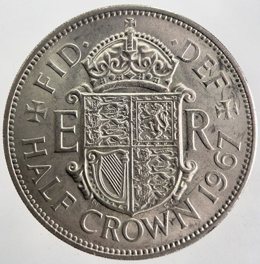 1967 Elizabeth II 2nd Half - Crown Coin | Very High Grade | a7139