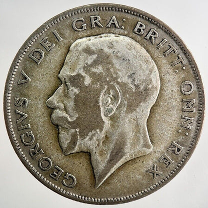 1922 George V Half - Crown Silver Coin | Fine Collectable Grade | a8124
