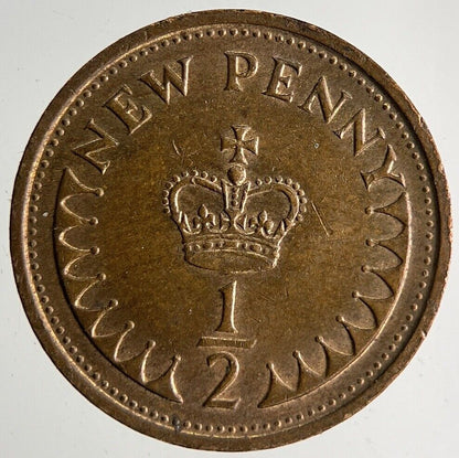 1976 Elizabeth II New 1/2 Half - Penny Coin | Very High Grade