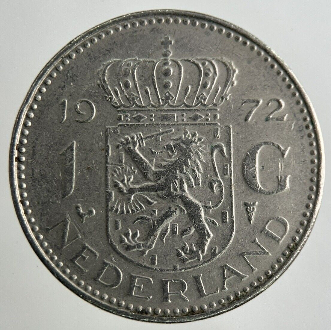 1972 Netherlands 1 Gulden Coin | Fine Collectable Grade