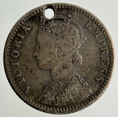 1889 India Half Rupee Silver Coin | Collectable Grade