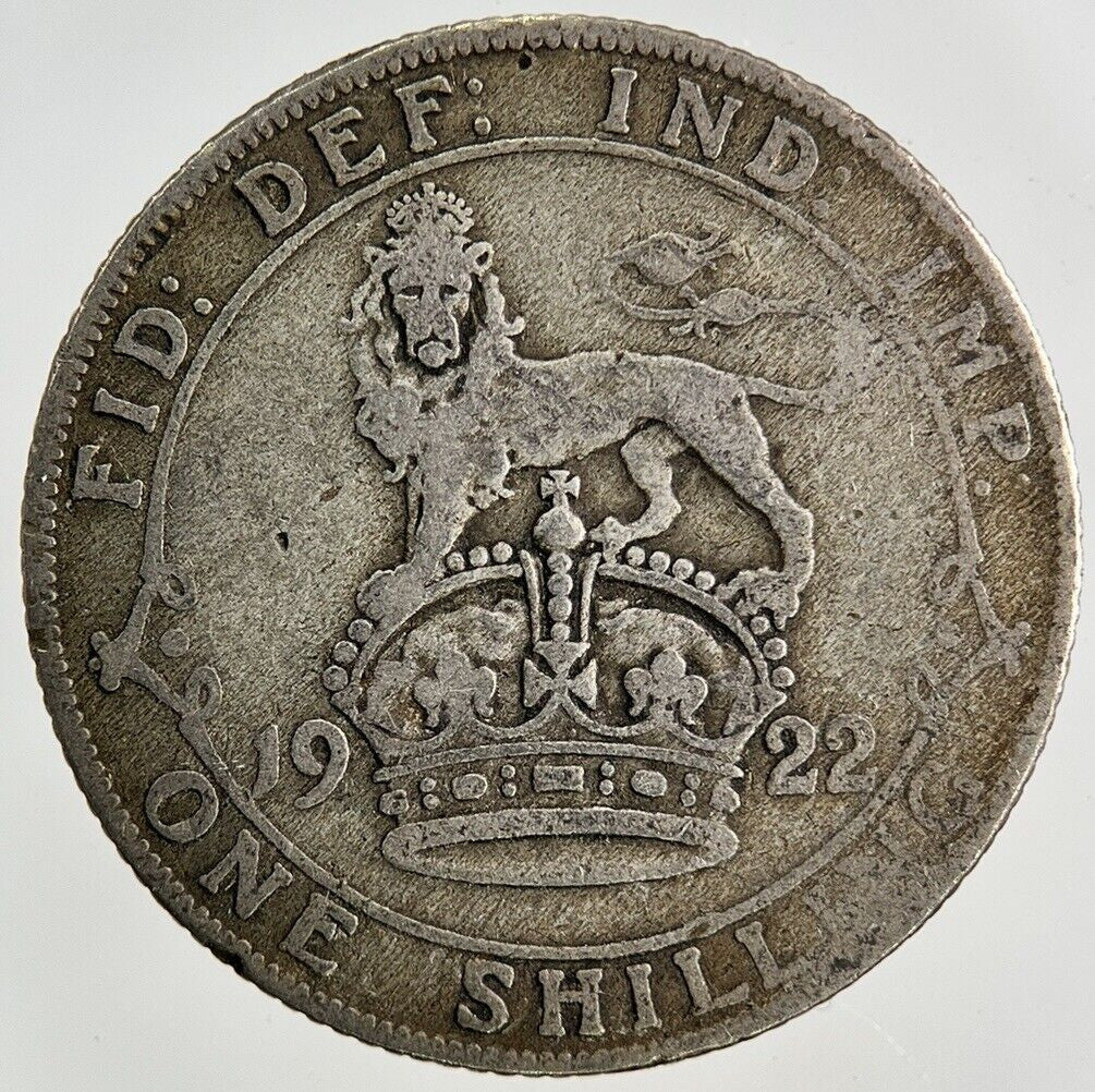 1922 George V Shilling Silver Coin | Collectable Grade