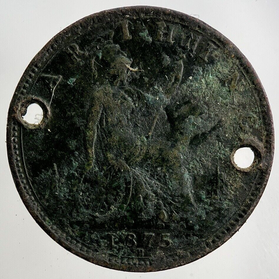 1875-H Victoria Farthing Coin | Collectable Grade