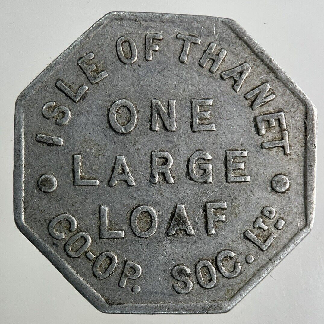 British Isle Of Thanet Co - Op 1 Large Loaf Token Coin | Collectable Grade