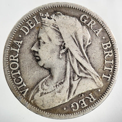 1900 Victoria Half - Crown Silver Coin | Collectable Grade