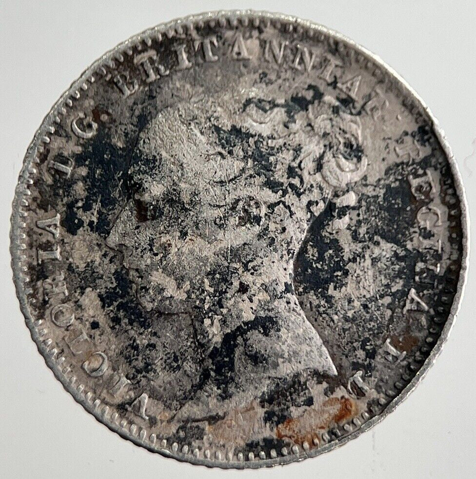 1840 Victoria Four - Pence Groat Silver Coin | Fine Collectable Grade | a4557