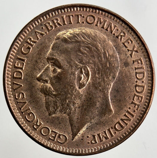 1926 George V Farthing Coin | UNC Uncirculated Grade