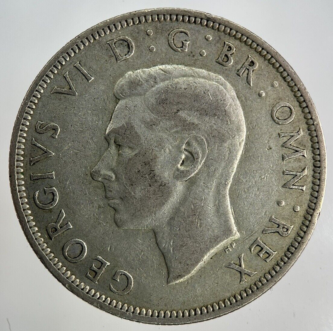 1944 George VI Half - Crown Silver Coin | Fine Collectable Grade
