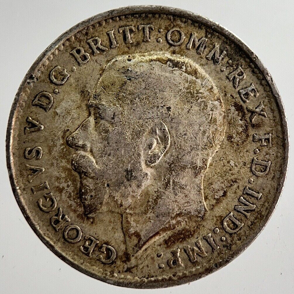 1917 George V Threepence Silver Coin | Very High Grade | a8584