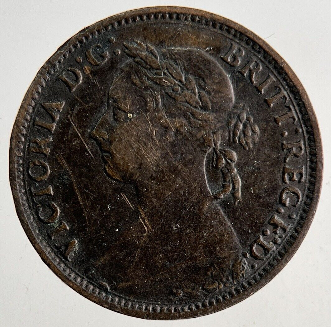 1882 - H Victoria Farthing Coin | Fine Collectable Grade