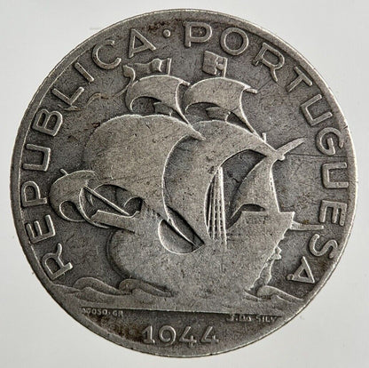 1944 Portugal 2.5 Escudos Silver Coin | Collectable Grade