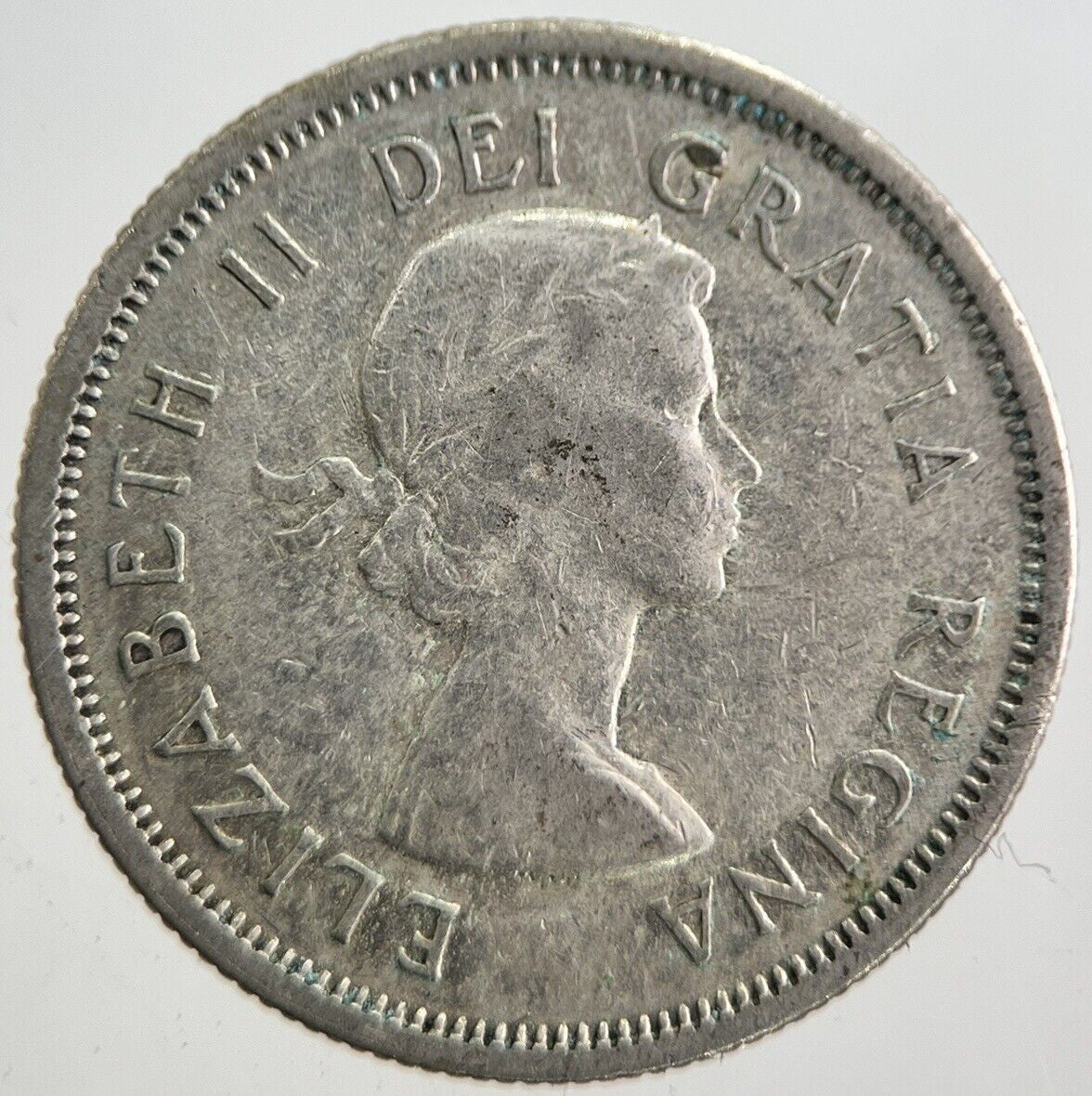 1962 Canada 25 Cents Silver Coin | Fine Collectable Grade | a7630
